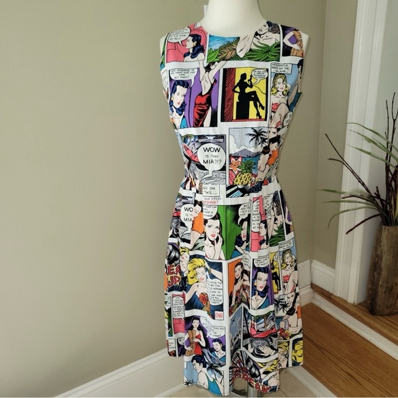 Comic Strip Dress - Picture 2 of 2
